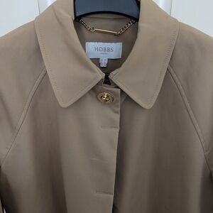 HOBBS London Women's Classic Tan Trench Coat